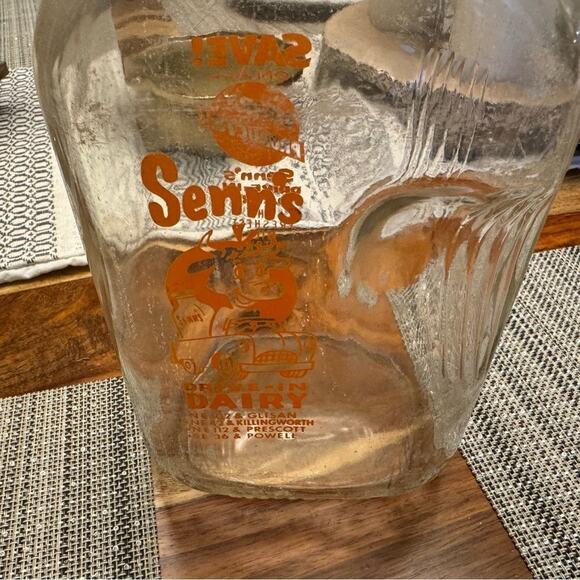 Vintage Home Design Milk Carrier with Two Milk Bottles Rustic Home Antique - Picture 5 of 8